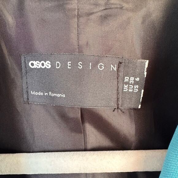 ASOS Design Women's Blue Blazer - Picture 7 of 10